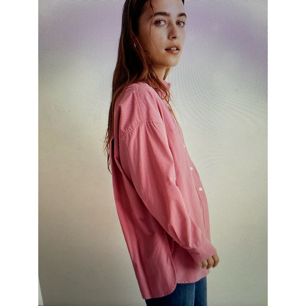 NWT Madewell signature Poplin oversize shirt, size extra small
